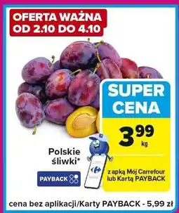Carrefour Express Śliwki polskie 3kg Carrefour Express oferta