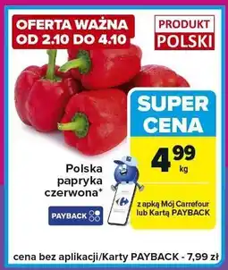 Carrefour Express Papryka czerwona polska 1kg Carrefour Express oferta