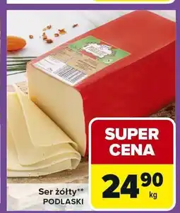 Carrefour Express Ser żółty Podlaski Carrefour Express oferta