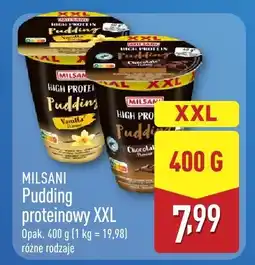 ALDI Pudding proteinowy XXL Milsani oferta