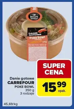 Carrefour Express Danie gotowe Poke Bowl Carrefour 350g oferta