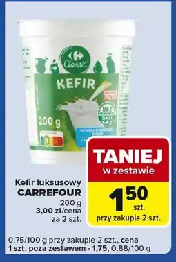 Carrefour Express Kefir luksusowy CARREFOUR 200 g oferta