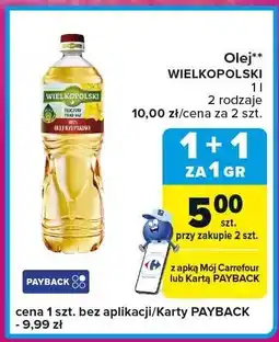 Carrefour Express Olej WIELKOPOLSKI 1 l oferta