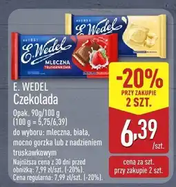 ALDI Czekolada mleczna E. Wedel oferta