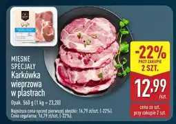 ALDI Karkówka wieprzowa w plastrach Mięsne Specjały oferta