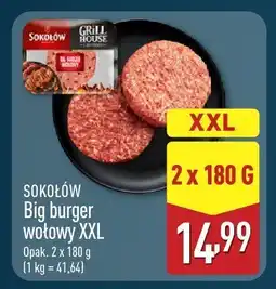 ALDI Big burger wołowy XXL Sokołów oferta