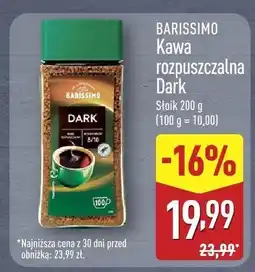 ALDI Kawa rozpuszczalna Dark Barissimo oferta