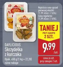 ALDI Skrzydełka z kurczaka Daylicious oferta