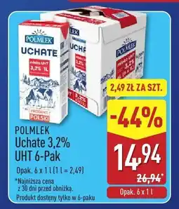ALDI Mleko UHT 3.2%, 6-Pak Polmlek oferta