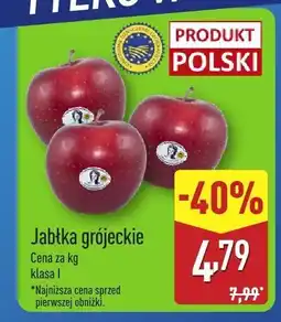 ALDI Jabłka grójeckie Aldi oferta