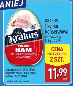 ALDI Szynka konserwowa Krakus oferta