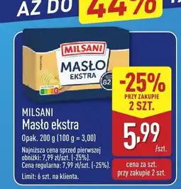 ALDI Masło ekstra Milsani oferta