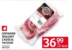 Selgros Szponder wołowy z kością vacuum oferta