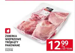 Selgros Żeberka wieprzowe trójkąty pakowane oferta