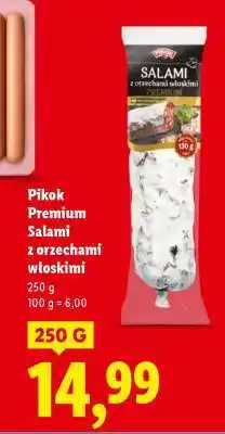 Lidl PIKOK PREMIUM Salami z orzechami włoskimi oferta