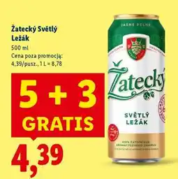 Lidl Žatecký Světlý Ležák oferta