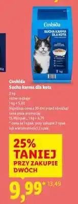 Lidl COSHIDA Sucha karma dla kota oferta