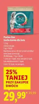 Lidl PURINA ONE Sucha karma dla kota oferta