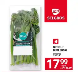Selgros Brokuł bimi oferta