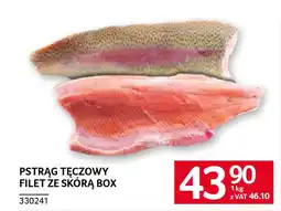 Selgros Pstrąg tęczowy filet ze skórą box oferta