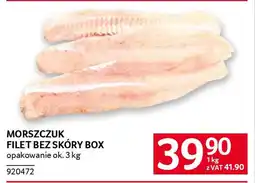 Selgros Morszczuk filet bez skóry box oferta