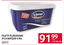 Selgros Filety śledziowe a'la matjas oferta