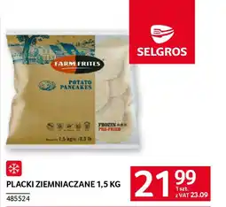 Selgros Placki ziemniaczane oferta