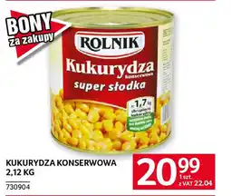 Selgros Kukurydza konserwowa oferta