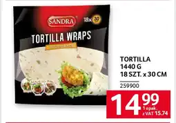 Selgros Tortilla 18 szt. x 30 cm oferta