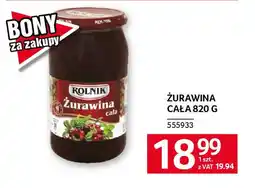 Selgros Żurawina cała oferta