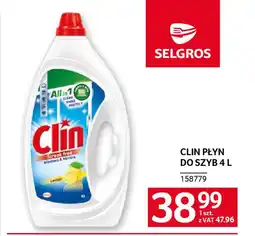 Selgros Clin płyn do szyb oferta