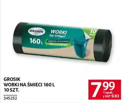 Selgros Grosik worki na śmieci oferta