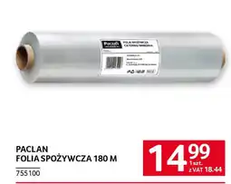Selgros Paclan folia spożywcza 180 m oferta