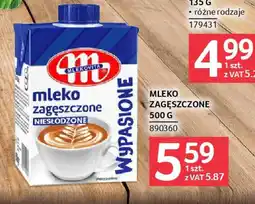 Selgros Mleko zagęszczone oferta