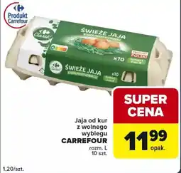Globi Jaja od kur z wolnego wybiegu CARREFOUR oferta