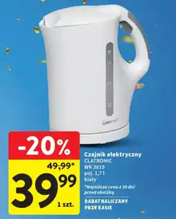 Intermarche Czajnik elektryczny CLATRONIC oferta
