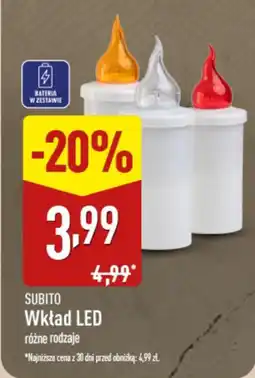 ALDI SUBITO Wkład LED oferta