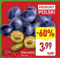 ALDI Śliwki polskie Aldi oferta
