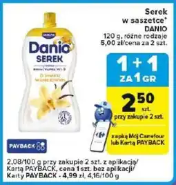 Carrefour Express Serek w saszetce DANIO oferta
