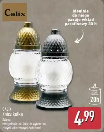 ALDI CALIX Znicz kulka oferta
