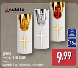 ALDI SUBITO Świeca LED C708 oferta