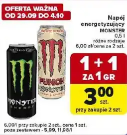 Carrefour Express Napój energetyzujący MONSTER oferta