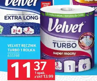 Selgros Velvet ręcznik turbo oferta