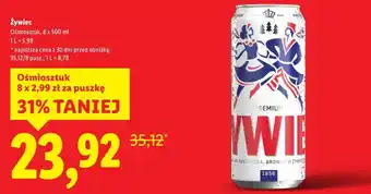 Lidl Piwo Żywiec 8-pak oferta