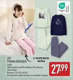ALDI L&D Piżama dziecięca oferta