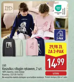 ALDI L&D Koszulka z długim rękawem oferta