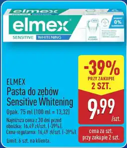 ALDI ELMEX Pasta do zebów Sensitive Whitening oferta