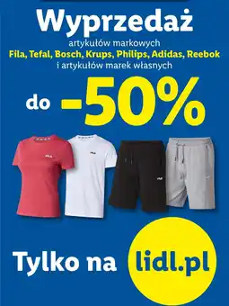 Lidl Wyprzedaż artykułów markowych oferta