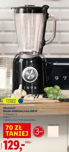 Lidl Silvercrest Blender kielichowy retro, 600 W oferta