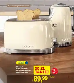 Lidl Silvercrest Toster, 820-980 W lub czajnik elektryczny 2600-3100 W, retro oferta